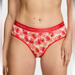 Victorias Secret Logo Cotton Hipster Hiphugger Panty Underwear. NWT